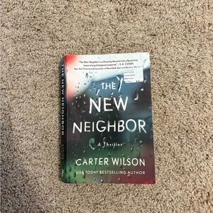 The New Neighbor by Carter Wilson Paperback thriller book